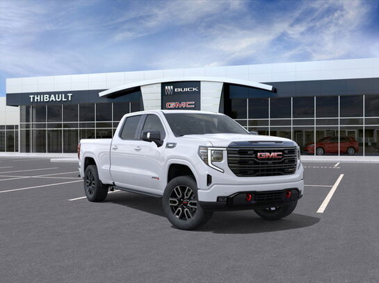 GMC Sierra 1500 AT4 cabine multiplace 4RM 157 po 2026 Blanc sommet