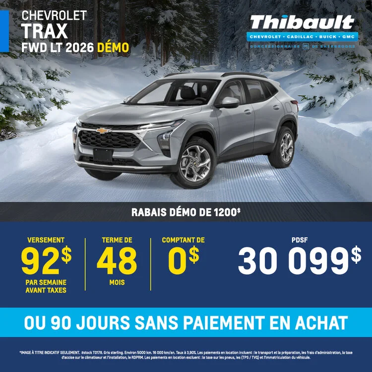 Ee0b109f8fb05cc30592727e4615cd74 thibault sherbrooke promo janvier Chevrolet Trax FWD LT 2026 FR 1 750x750